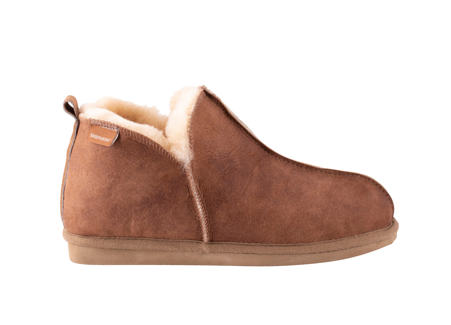 ANNIE COGNAC SLIPPERS