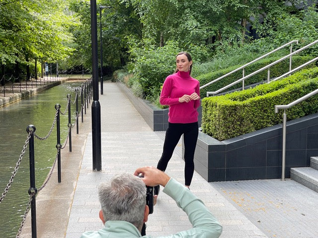 Come behind the scenes of our Autumn/Winter cashmere shoot!