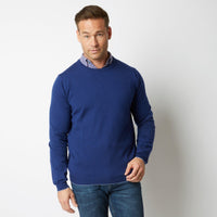 100% EXTRA FINE MERINO MARINE CREW