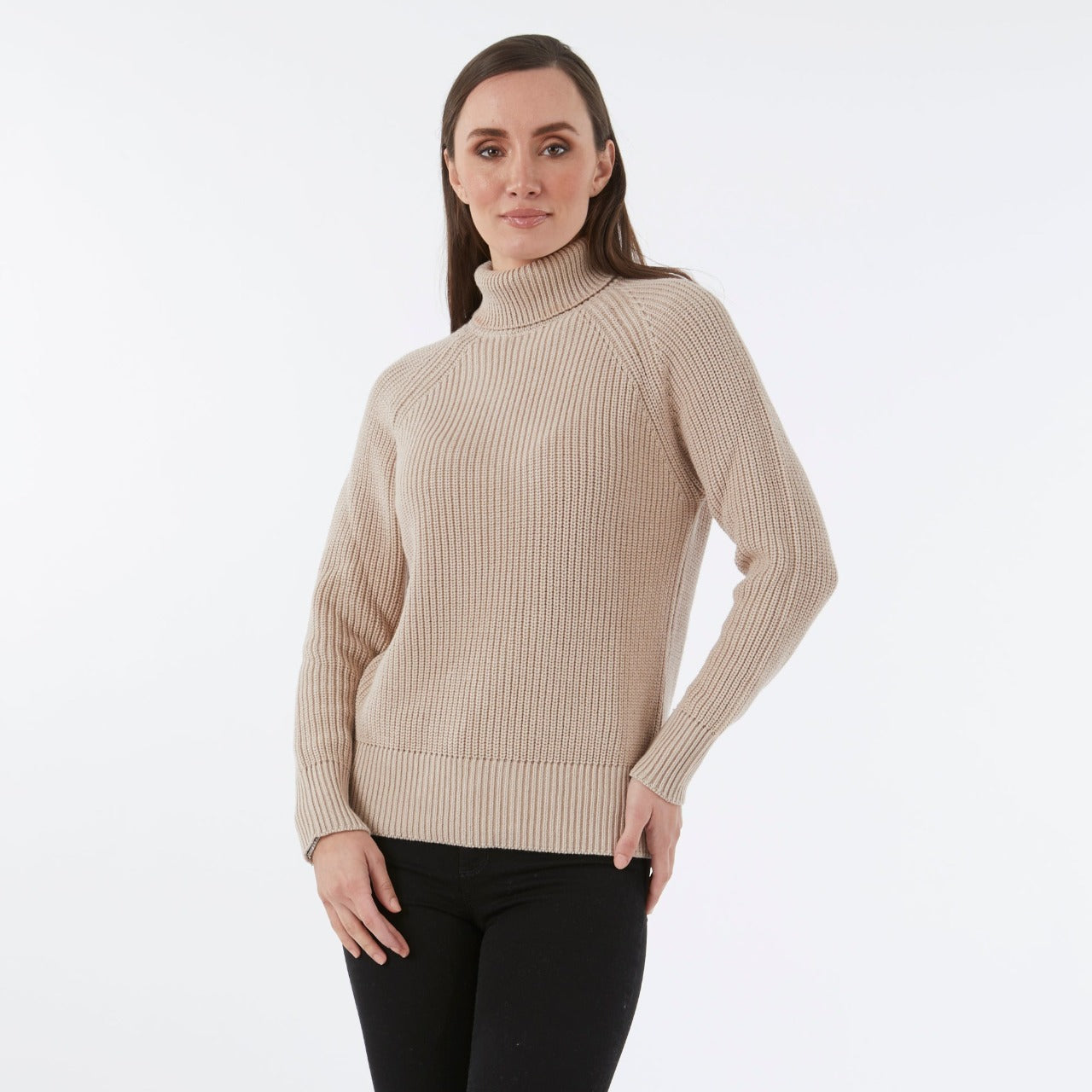 CASHMERE / COTTON SAHARA RIB ROLL
