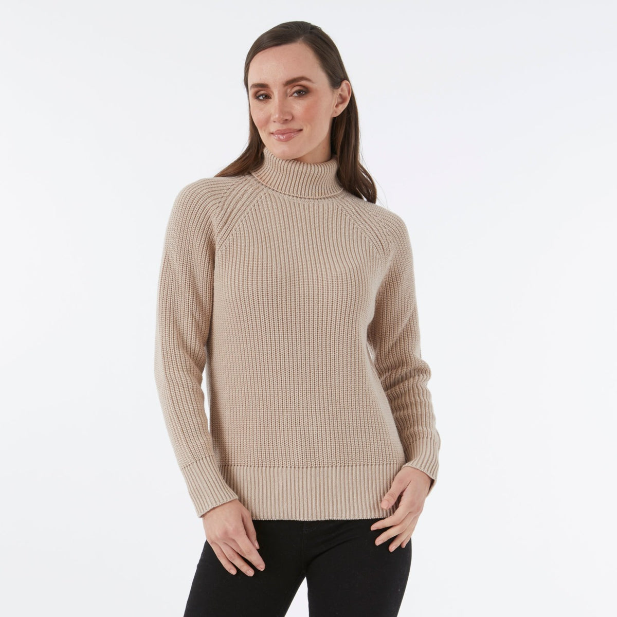 CASHMERE / COTTON SAHARA RIB ROLL