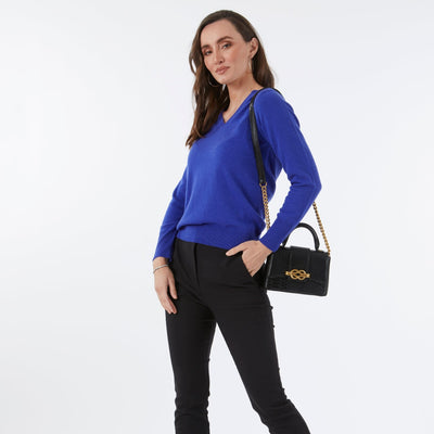100% CASHMERE ROYAL V NECK