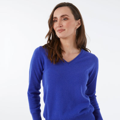 100% CASHMERE ROYAL V NECK