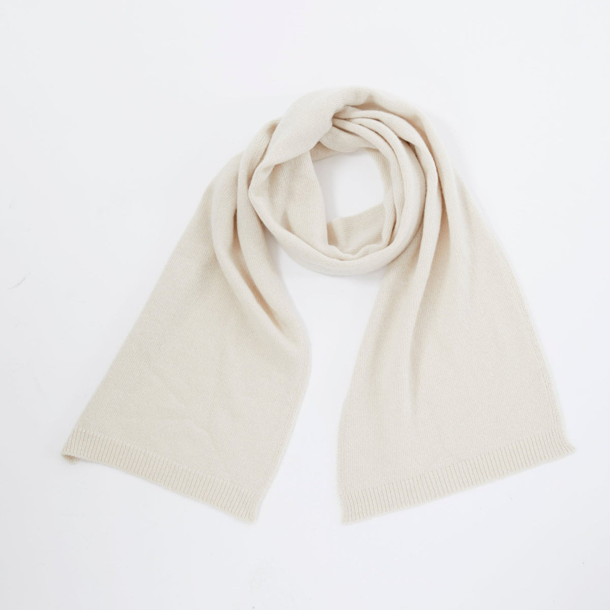 IVORY PLAIN SCARF